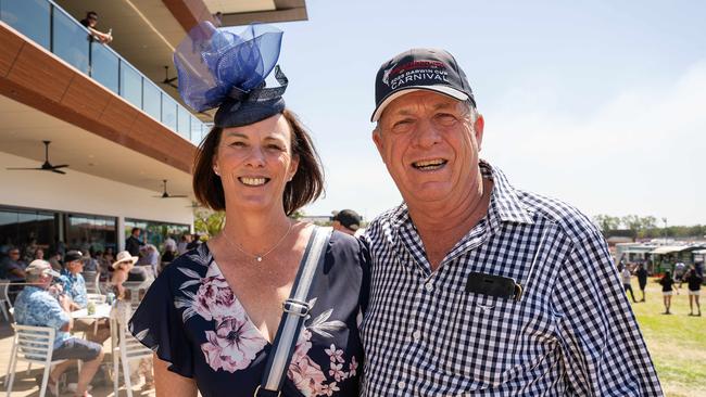 Kendra Mason and Robert Cavanagh at the 2023 Darwin Cup. Picture: Pema Tamang Pakhrin