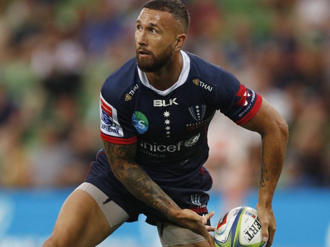 Mebourne Rebels’ Quade Cooper seems to be taking his return to Brisbane to take on his old team all in his stride.