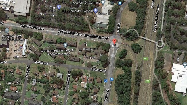 Brendon Comber allegedly intercepted the truck at the intersection of Northfields Ave and Irvine St in Gwynneville. Picture: Google Maps