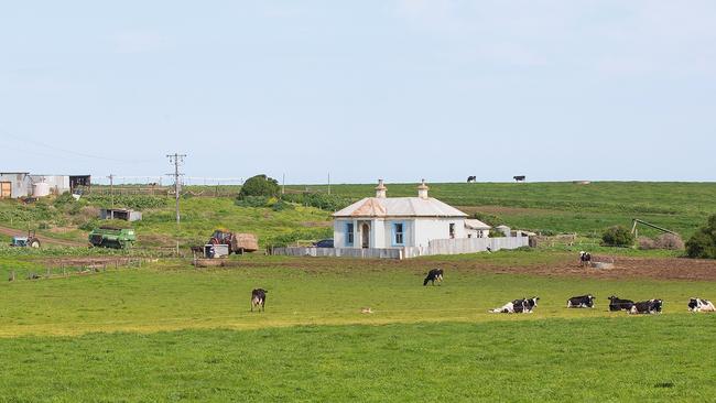 Top soils: Weerongurt has become a dairying operation and has all the infrastructure.