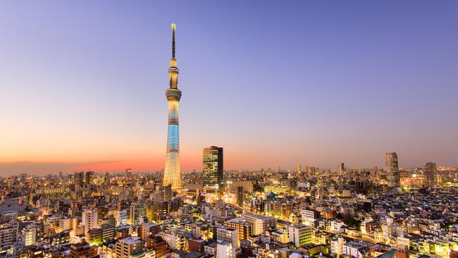 The afternoon is spent at Tokyo Skytree, which at 634m is the tallest structure in Japan. 