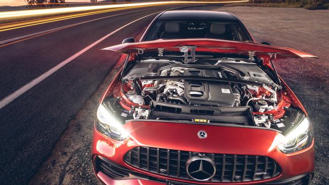 The C43’s turbo has F1-derived technology.