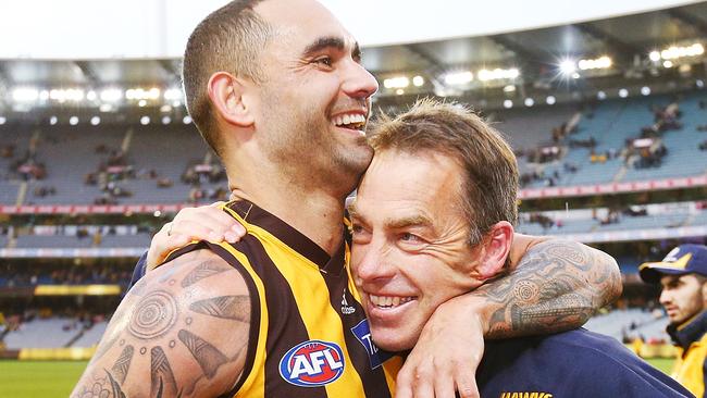 Shaun Burgoyne is a favourite of Alastair Clarkson — and all Hawks. Pic: Getty Images