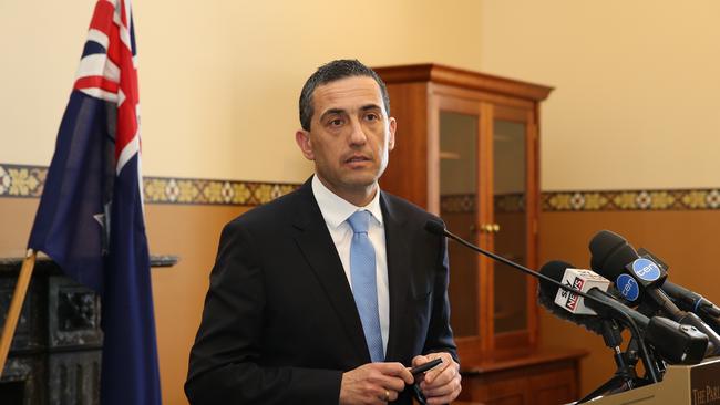 Tom Koutsantonis will ask his NSW counterpart on Friday why Spanish steel is being used for a new railway line in Sydney instead of Aussie steel from Whyalla.