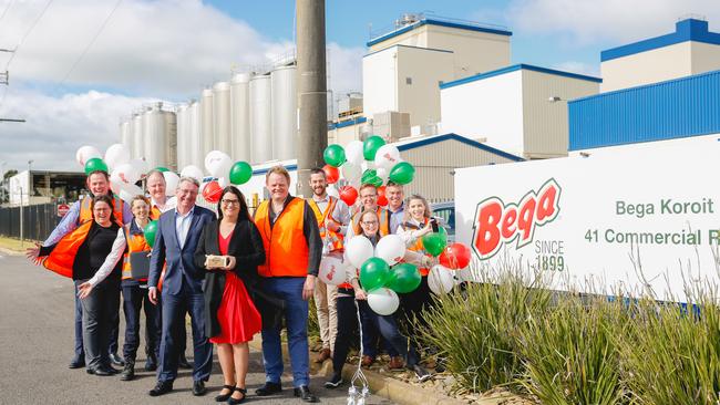 Bega’s announced a $276 million impairment, predominantly due to a decline in the earnings capacity and value of its bulk dairy processing plants such as Koroit (pictured).