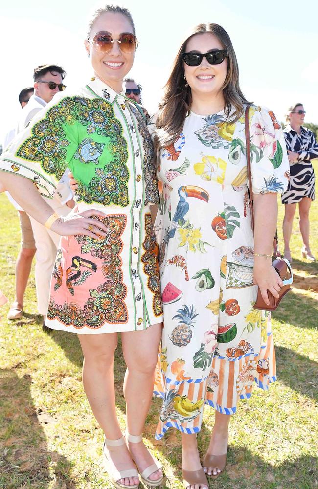 Brigid Woolnough and Amber Madden at Coastline BMW Polo by the Sea. Picture: Patrick Woods.