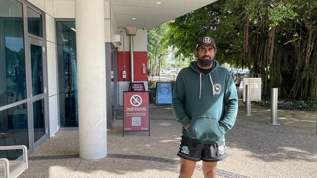 Francis Royee, of Gordonvale, is fed up with the Cairns Hospital ED wait times. Picture: Andreas Nicola