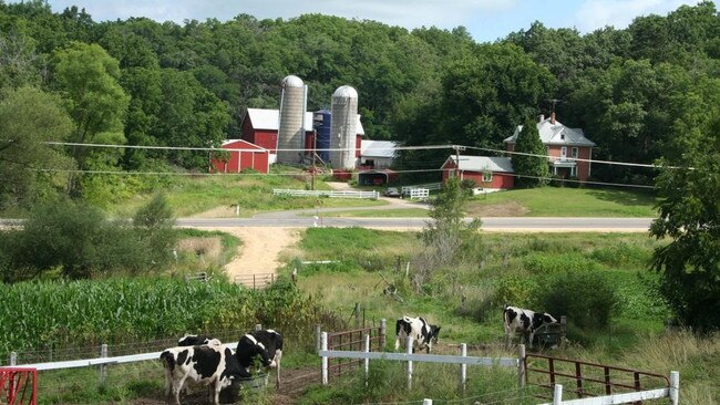 Kristina Hermanson's family farm in Wisconsin.