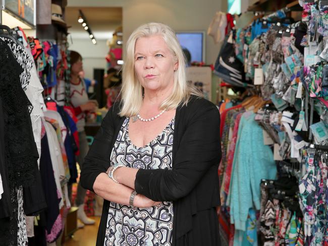 Jacqui Major says a rent increase and internet competition are having a drastic impact on her business.