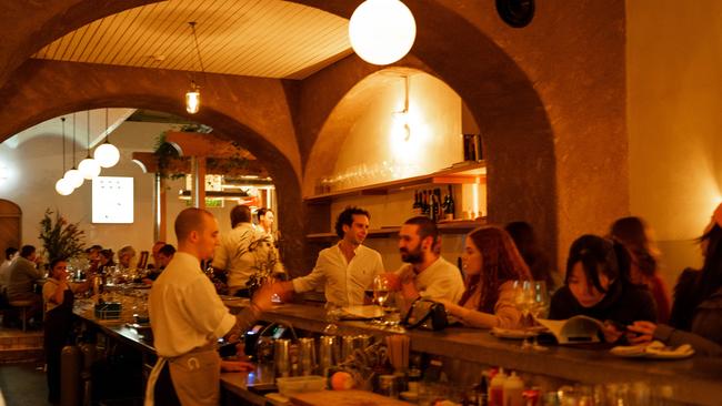 Interior shot at Oggi restaurant, Adelaide. Picture JACK FENBY