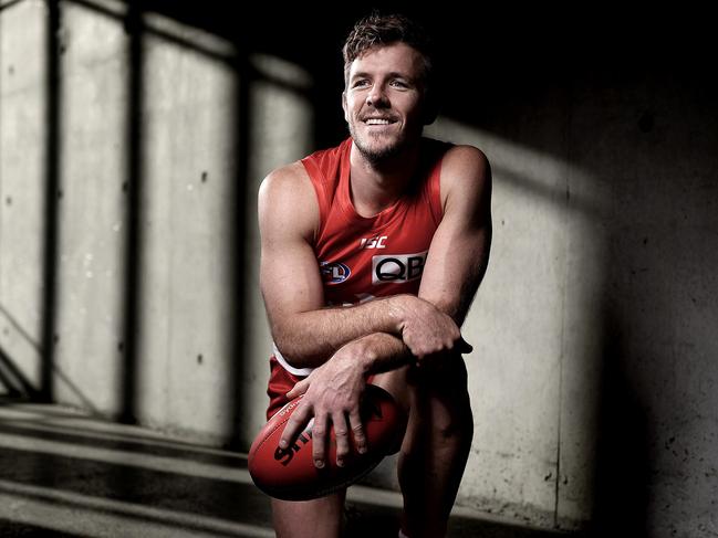 Luke Parker will play his milestone game on the Gold Coast.