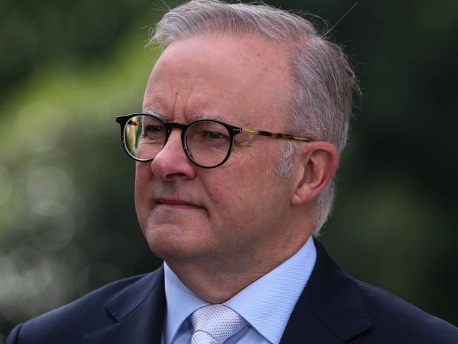 Anthony Albanese still can’t see how he’s helped to unleash a catastrophe – anti-Jewish terrorism in our country. Picture: Gaye Gerard