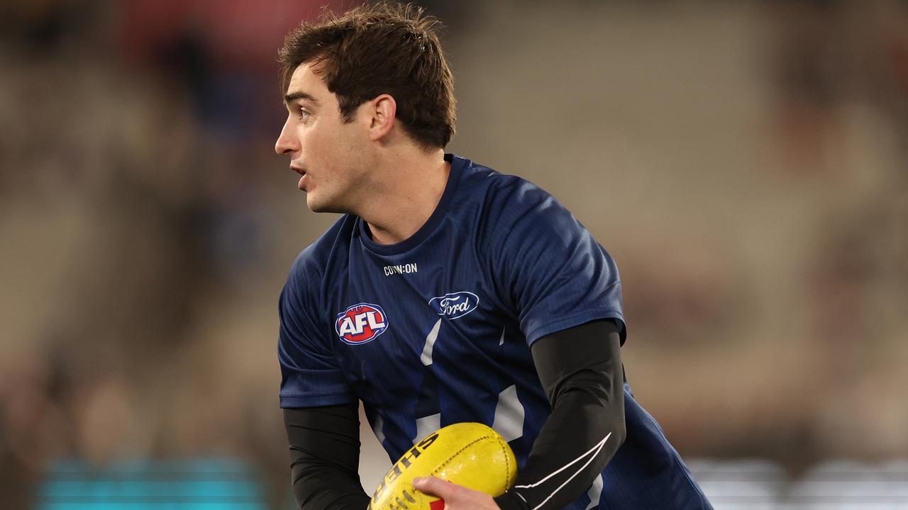 Mature-aged Geelong rookie Shaun Mannagh is putting up great scores late in the season. Picture: Robert Cianflone/Getty Images