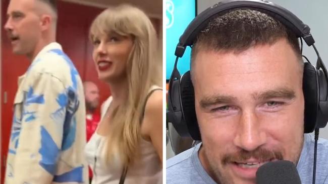 Travis Kelce has lifted the lid on his date night with Taylor Swift after the Kansas City Chiefs game on Sunday.