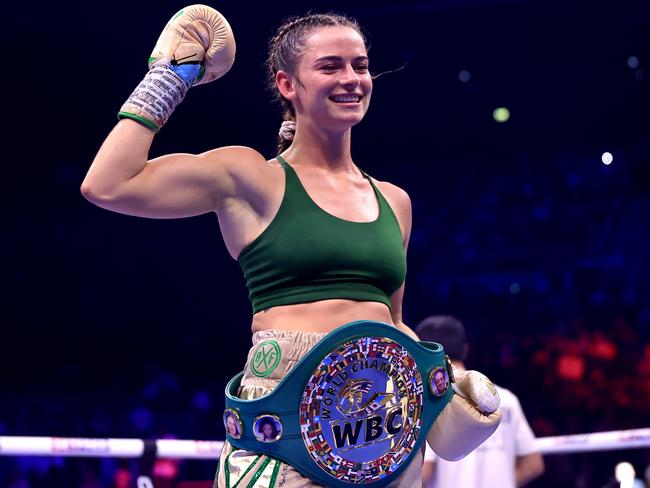 Nicolson is currently the WBC interim featherweight champion, and will fight for the full world title this year. Picture: Liam McBurney/PA Images via Getty Images