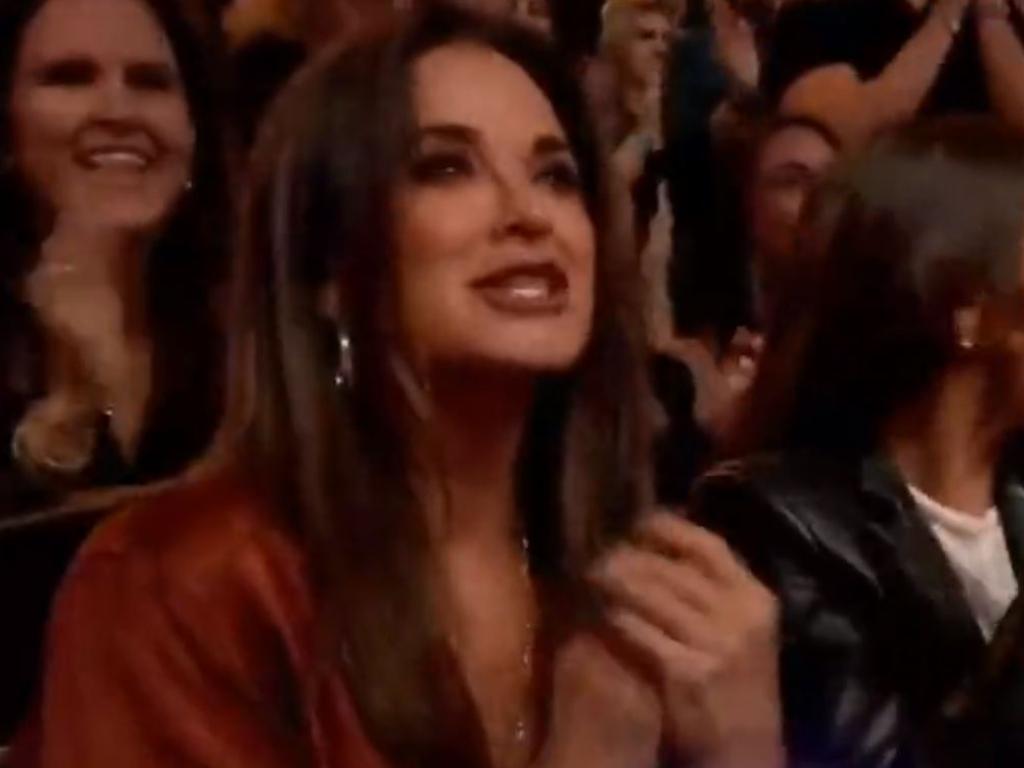 Kyle Richards was seen in the crowd.