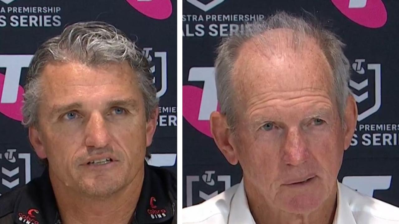 Ivan Cleary and Wayne Bennett were still fuming. Photo: Fox Sports