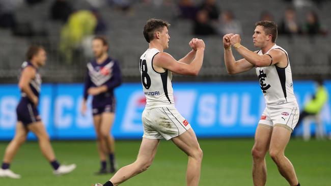 Sam Walsh is bullish about what Carlton can achieve in the run home. Picture: Getty Images