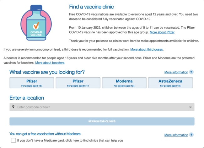 Ms Connolly’s family have been unable to book their booster appointments due to ongoing technology issues with the NSW vaccine booking website.