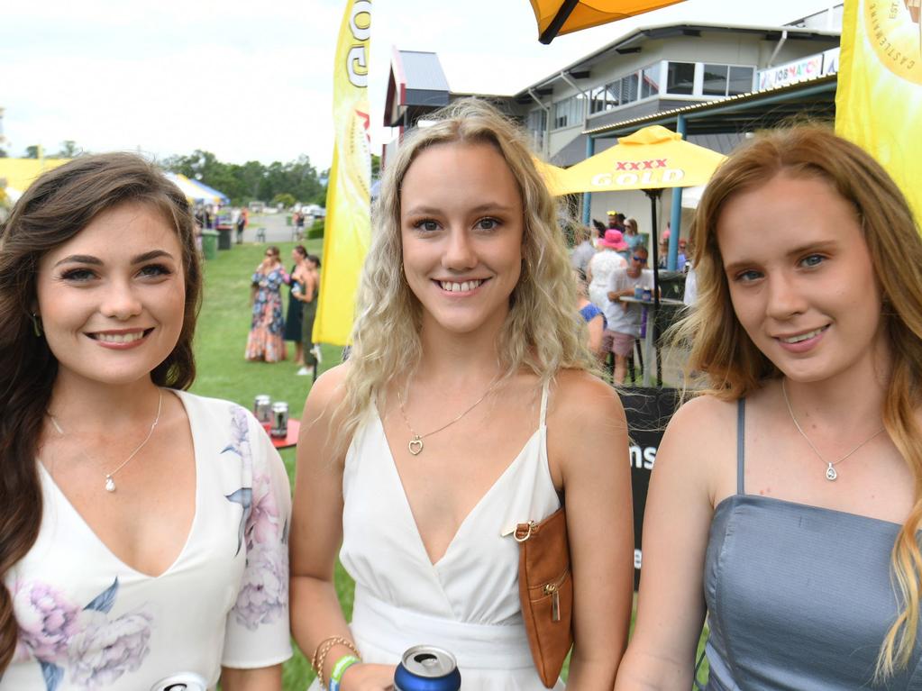 Zinc 96 race day - Kacie Kraut, Melanie Stephens and Loretta Corfield. Picture: Shane Zahner