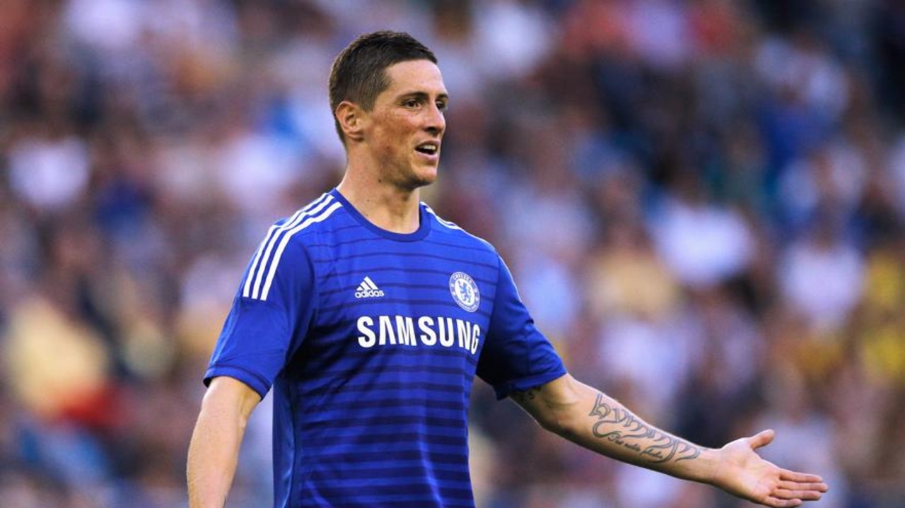 Fernando Torres of Chelsea in action during the pre season friendly match against Chelsea at the Gelredome Stadium in 2014.