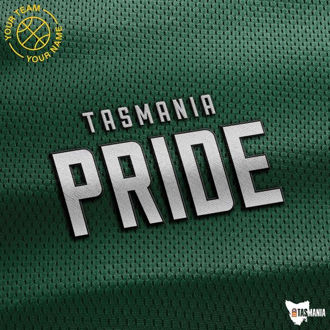 Mock-up of a proposed Tasmanian NBL team name.