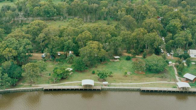 The Trichi Tamba Wetlands Reserve at Deep Water Bend, Bald Hills, where sex worker Julie Louise McColl’s body was found.