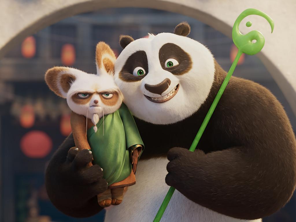 WARNING. WEEKEND TELEGRAPHS SPECIAL.  MUST TALK WITH PIC ED JEFF DARMANIN BEFORE PUBLISHING.      Kung Fu Panda 4   (from left) Shifu (Dustin Hoffman) and Po (Jack Black) in DreamWorks AnimationÃ¢â¬â¢s Kung Fu Panda 4, directed by Mike Mitchell.