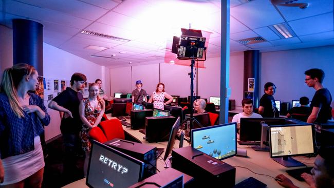 Prospective TAFE Queensland students are invited to take a peek into their state-of-the-art Gaming Studio at their open day. Pic: Supplied