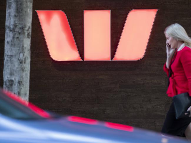 BRISBANE, AUSTRALIA - NewsWire Photos JULY 08, 2020. Westpac Bank sign in the Brisbane CBD. Picture: NCA NewsWire / Jono Searle