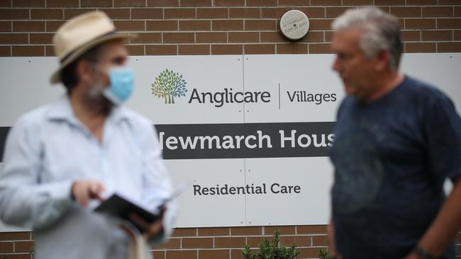 The Anglicare Newmarch House in western Sydney has been the source of a major COVID-19 cluster.