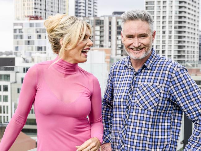 Erin Molan and Dave Hughes.