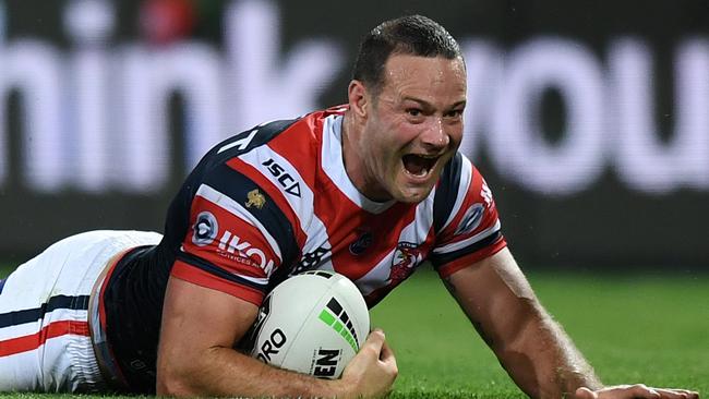 Boyd Cordner impressed before leaving the field injured. Picture: Joel Carrett