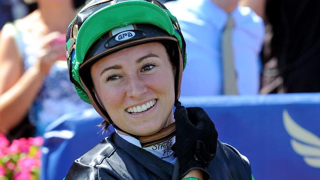 Jockey Katelyn Mallyon says she often imagines riding Winx would be like driving a Maserati.