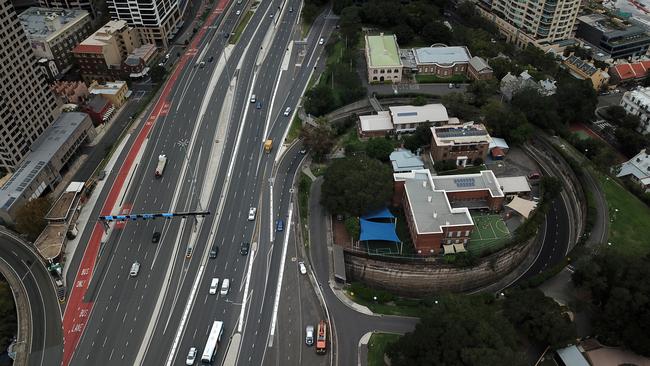 More people are getting caught speeding amid the lockdown as drivers take advantage of quieter roads. Picture: Jonathan Ng