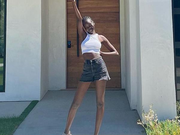 Supermodel Adut Akech buys home in Los Angeles. Picture: instagram https://www.instagram.com/p/CTakd2uhBz9/?utm_medium=copy_link