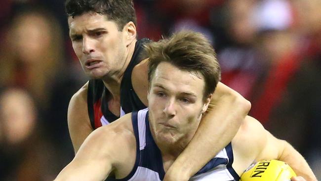 Ex-Cat Lincoln McCarthy might help Geelong fans get behind the lions. (Photo by Scott Barbour/AFL Media/Getty Images)