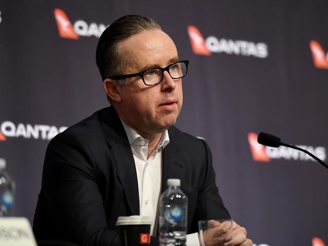 Alan Joyce will be staying on as Qantas CEO. Picture: AAP Image/Bianca De Marchi