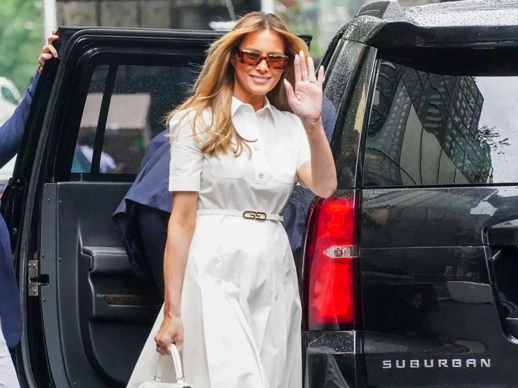 Melania Trump seen leaving Trump Tower on Wednesday 14 June, 2023. Picture: Robert Miller