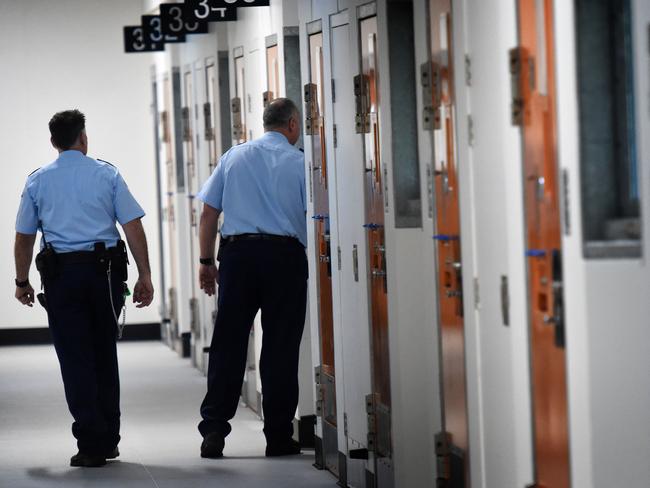 Inside Barwon’s maximum security adult prison. Picture: Tony Gough