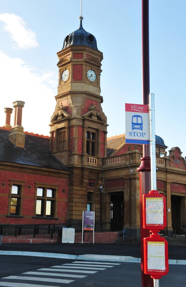 Maryborough’s impressive station.