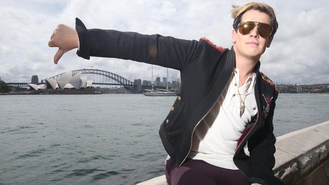 Milo Yiannopoulos doesn’t like the Sydney Opera House. Photo Nathan Richter