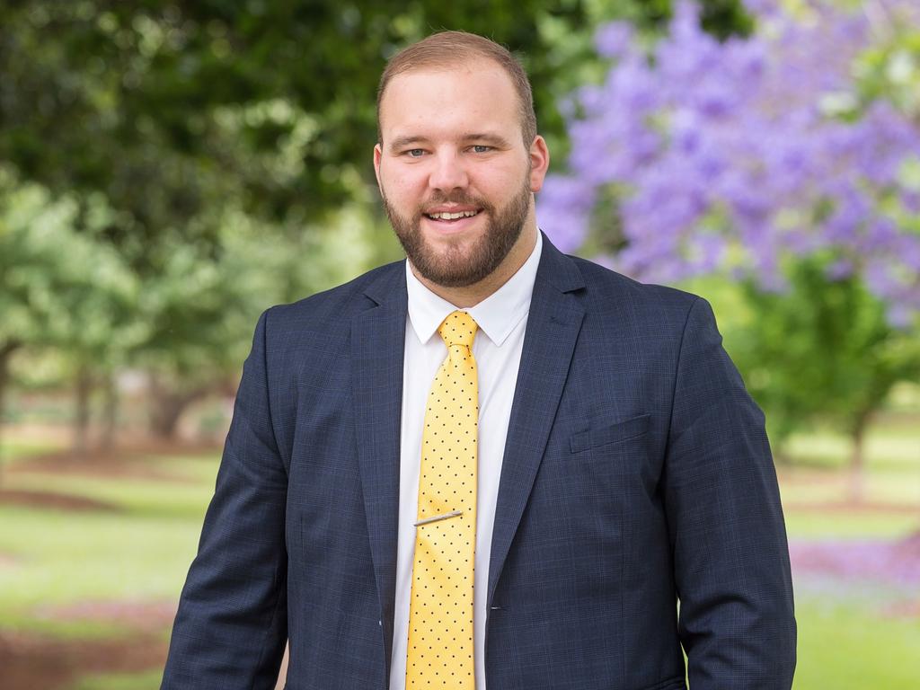 Ray White Toowoomba sales agent Ben Liesch.