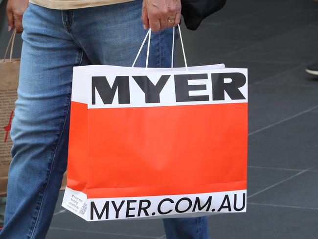 MELBOURNE, AUSTRALIA- NewsWire Photos JANUARY 22, 2025: Myer merger generic images in Melbourne.  NewsWire/ David Crosling