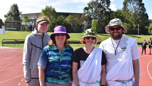 Ben Dunn, Kate Dunn, Kaye North and Jyden North at the Sunshine Coast Relay for Life 2022.