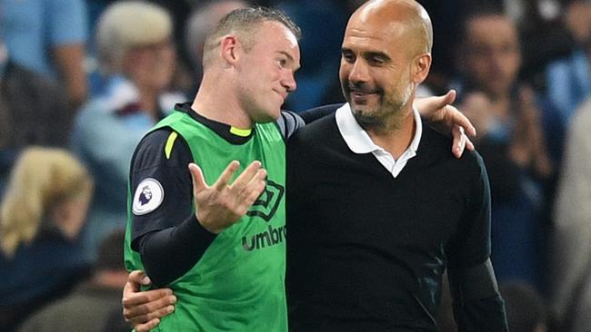 Wayne Rooney has a big fan in Pep Guardiola.