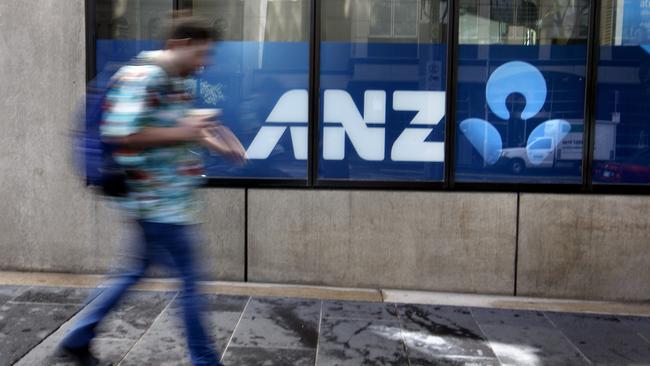 ANZ is sitting in a strong position, improving its regulated safeguard capital holdings to $7bn more than required. Picture: NCA NewsWire / David Geraghty