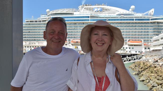 Terry and Vivienne Jacyshyn were among the 4,500 passengers who disembarked the Royal Princess cruise ship.