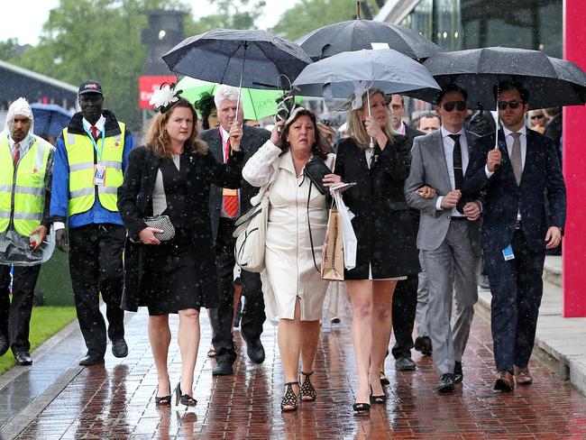 2014 AAMI Victoria Derby Day, Flemington, Victoria. Picture: Mark Stewart