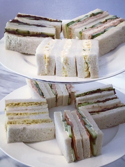 Finger sandwiches are always a high tea favourite. Picture: Facebook